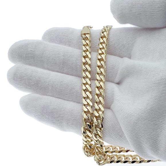 Miami Cuban Link Chain Necklace 6mm - Picture 3 of 3